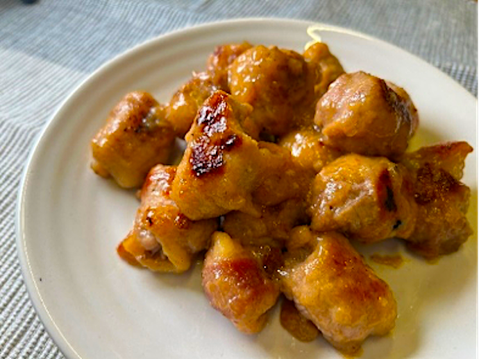 豚肉のコロコロ焼き