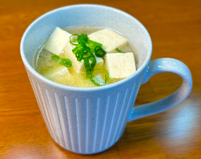 レンジde みそ汁